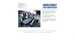 Desktop Screenshot of adv-jc.dk